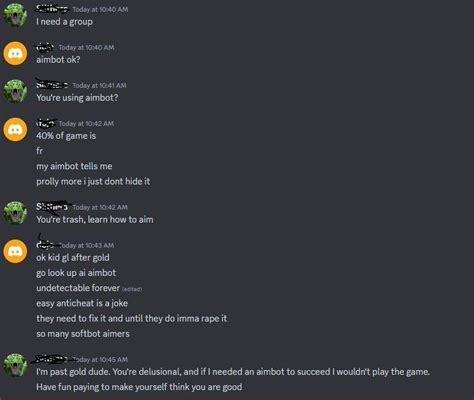 real cheating discord|More.